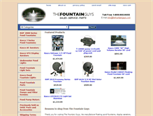 Tablet Screenshot of fountainguysstore.com